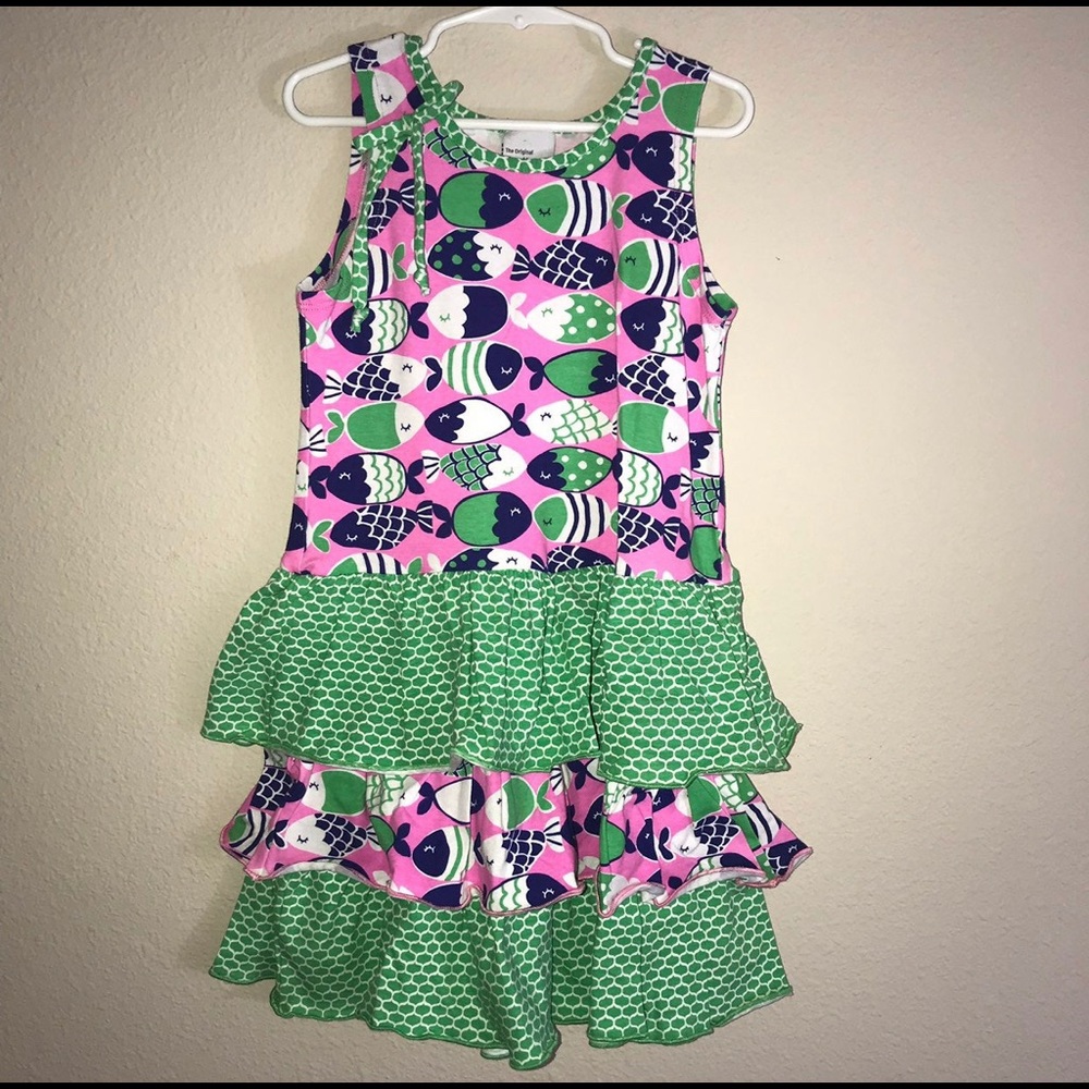 Boutique Girls Summer Dress Size 6 E7